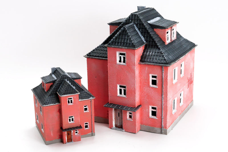 Fulda Cap West German Village House DS T3 - 3D Printed Miniature Cold War Era Wargaming Terrain 28mm / 20mm / 15mm Scale