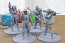 Wastelanders – Post-Apocalyptic 3D Printed Miniature Wargames Minifigures Set - 28mm / 32mm Scale