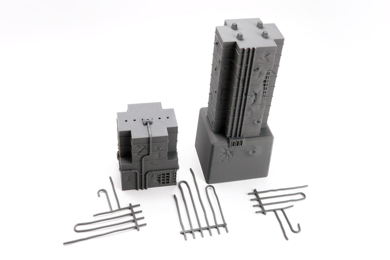 Concrete Megastructure Cross – Brutalist 3D Printed Wargaming Terrain 32mm / 28mm