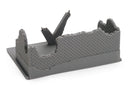 Destroyed Soviet Bus Stop – 3D Printed Miniature Wargaming Terrain