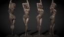 Slave Girl - Sexy Pinup - 3D Printed Minifigures for Fantasy Miniature Tabletop Games DND, Frostgrave 28mm / 32mm / 75mm