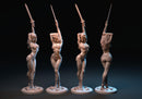 Slave Girl - Sexy Pinup - 3D Printed Minifigures for Fantasy Miniature Tabletop Games DND, Frostgrave 28mm / 32mm / 75mm