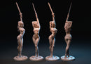 Slave Girl - Sexy Pinup - 3D Printed Minifigures for Fantasy Miniature Tabletop Games DND, Frostgrave 28mm / 32mm / 75mm