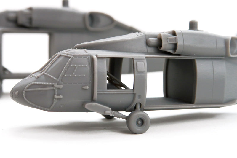 UH-60A Black Hawk Helicopter - 3D Printed Miniature for Tabletop Wargames - 28mm / 20mm / 15mm Scales