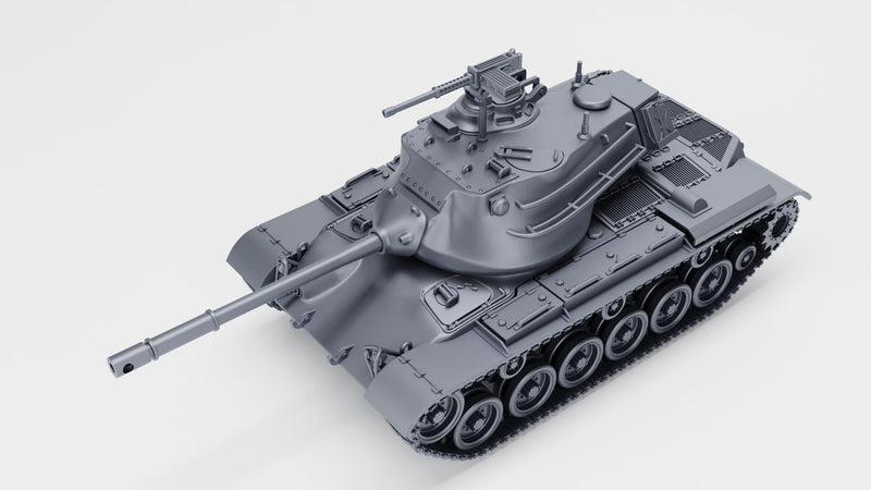 M47 General Patton II - West German Cold War - 3D Printed Miniature Wargaming Combat Vehicle