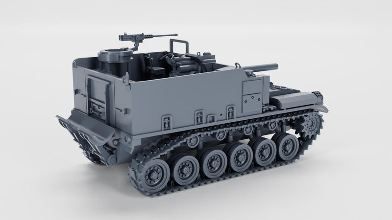 M44 155mm SPH - West German Cold War - 3D Printed Miniature Wargaming Combat Vehicle