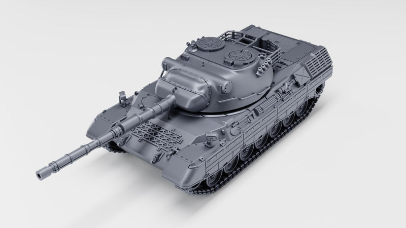Leopard 1A2 - West German Cold War - 3D Printed Miniature Wargaming Combat Vehicle