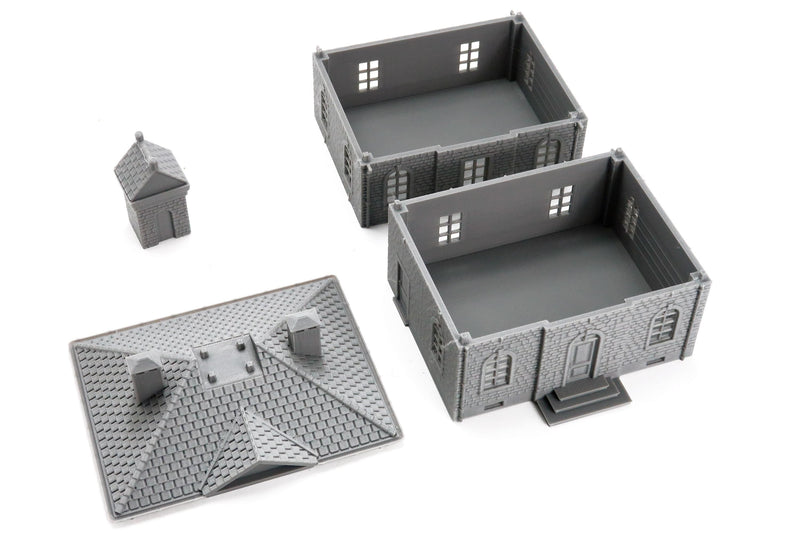 Ardennes Village Set - 3D Printed Miniature WW2 Wargaming Terrain 28mm / 20mm / 15mm Scale