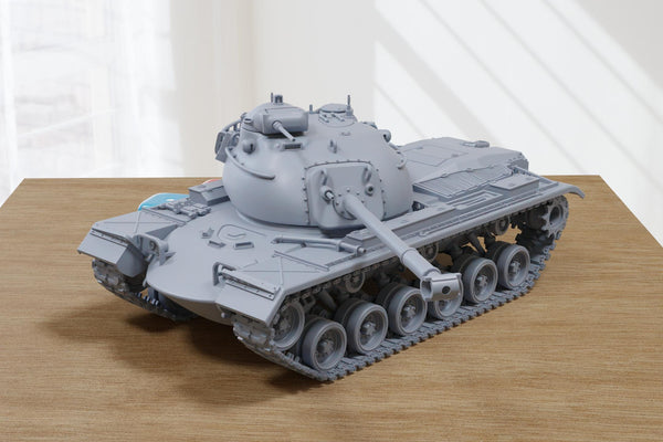 M48A2 Patton - West German Cold War Era - 3D Printed Miniature Wargaming Combat Vehicle
