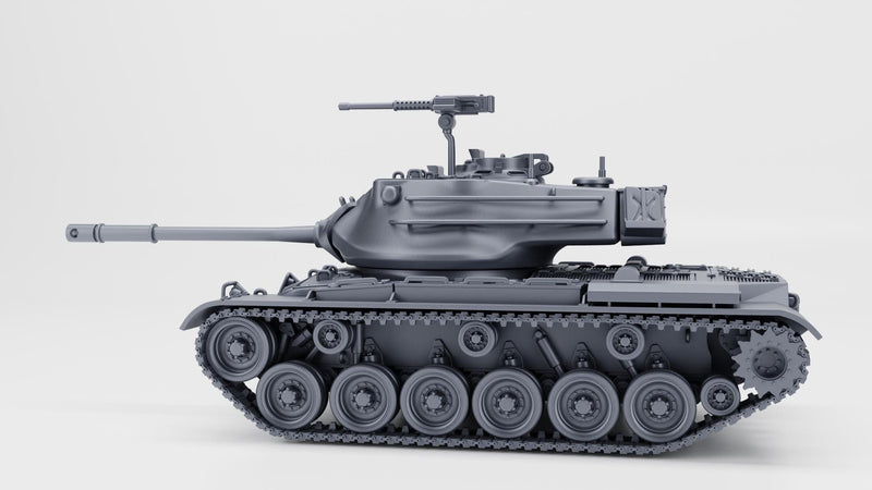 M47 General Patton II - West German Cold War - 3D Printed Miniature Wargaming Combat Vehicle