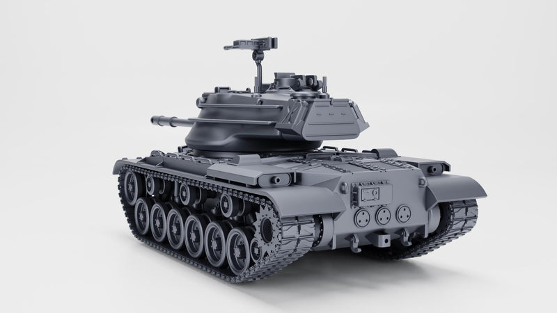 M47 General Patton II - West German Cold War - 3D Printed Miniature Wargaming Combat Vehicle