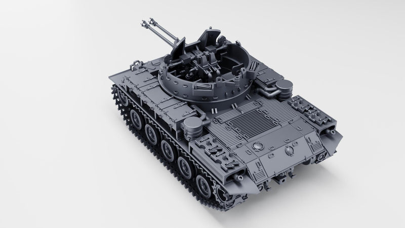 Flakpanzer M42 Duster - West German Cold War - 3D Printed Miniature Wargaming Combat Vehicle