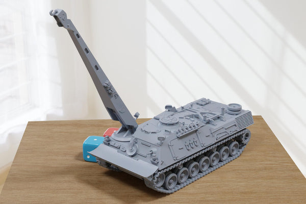 Bergepanzer 2 ARV - West German Cold War - 3D Printed Miniature Wargaming Combat Vehicle