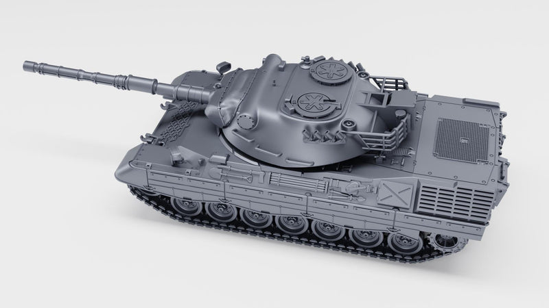 Leopard 1A2 - West German Cold War - 3D Printed Miniature Wargaming Combat Vehicle