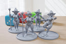 Goblin Adventurers Sexy Pinup 3D Printed Minifigures for Fantasy Miniature Tabletop Games DND, Frostgrave