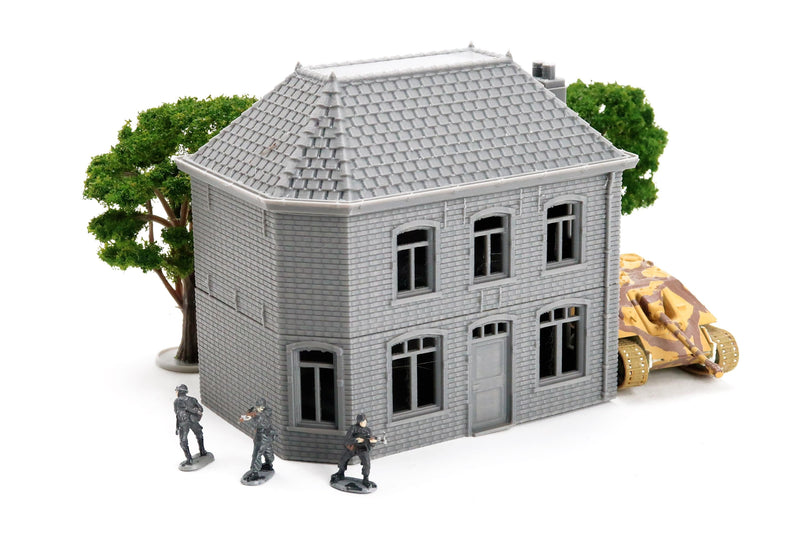 Ardennen Vielsalm Cottage - 3D Printed Miniature WW2 Wargaming Terrain 28mm / 20mm / 15mm Scale