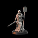 Grimdark Medical Nun - 28mm/32mm Scale 3D Printed Miniatures for Trench Warfare Darkgrim Miniature Tabletop Wargames