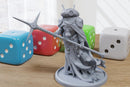 Grimdark Oracle – Mystic Commander - 28mm/32mm Scale 3D Printed Miniatures for Trench Warfare Darkgrim Miniature Tabletop Wargames
