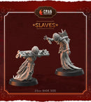Chained Wretches Slaves - 28mm/32mm Scale 3D Printed Miniatures for Trench Warfare Darkgrim Miniature Tabletop Wargames