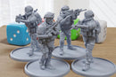 Combat Octopods – Bravo - 3D Printed Minifigures for Modern Tabletop Wargaming 28mm / 32mm Scale