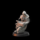 Grimdark Monk – Ammunition Bearer - 28mm/32mm Scale 3D Printed Miniatures for Trench Warfare Darkgrim Miniature Tabletop Wargames