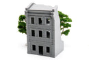 Stalingrad Ruined Building MTST8 - 3D Printed Miniature Wargaming Terrain (WWII Urban Ruins)
