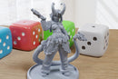 Oni Gunslinger Redshot Sexy Pin-Up - 3D Printed Minifigure for Fantasy Miniature Tabletop Games DND, Frostgrave 28mm / 32mm / 75mm