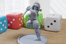 Pinup Mini Beret Natalia Sexy Pin-Up - 3D Printed Minifigure for Fantasy Miniature Tabletop Games DND, Frostgrave 28mm / 32mm / 75mm