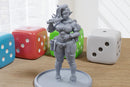 Lirael Elf Rogue Sexy Pin-Up - 3D Printed Minifigure for Fantasy Miniature Tabletop Games DND, Frostgrave 28mm / 32mm / 75mm