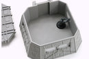 Bastion-9 Grimdark Sci-Fi Pillbox – 28mm 3D Printed Tabletop Terrain Bunker with Removable Roof