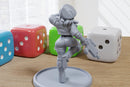 Pinup Mini Beret Natalia Sexy Pin-Up - 3D Printed Minifigure for Fantasy Miniature Tabletop Games DND, Frostgrave 28mm / 32mm / 75mm