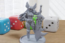 Veil Warrior Sexy Pin-Up - 3D Printed Minifigure for Fantasy Miniature Tabletop Games DND, Frostgrave 28mm / 32mm / 75mm
