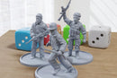 Urban Guerrilla Fighters - Miniature Tabletop Wargaming - 3D Printed 28mm / 32mm Scale Minifigures