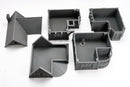 Medieval Night District Bundle, 28mm Fantasy RPG Terrain, 4 Tabletop Buildings