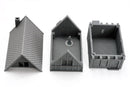 Medieval Night District Bundle, 28mm Fantasy RPG Terrain, 4 Tabletop Buildings