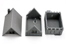 Medieval Night District Bundle, 28mm Fantasy RPG Terrain, 4 Tabletop Buildings