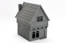 Medieval Night District Bundle, 28mm Fantasy RPG Terrain, 4 Tabletop Buildings