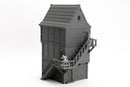 Medieval Night District Bundle, 28mm Fantasy RPG Terrain, 4 Tabletop Buildings