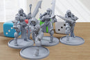 Steel Cleaver Nun Babes - 28mm/32mm Scale 3D Printed Miniatures Tabletop Wargaming