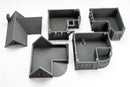 Medieval Balcony Tavern, 28mm Fantasy RPG Terrain, Night District Tabletop Building