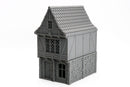Medieval Night District Bundle, 28mm Fantasy RPG Terrain, 4 Tabletop Buildings
