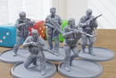 1980s PMC Operators - 28mm/32mm Scale 3D Printed Miniatures for Miniature Wargaming & Tabletop RPGs