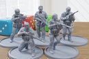 1980s PMC Operators - 28mm/32mm Scale 3D Printed Miniatures for Miniature Wargaming & Tabletop RPGs