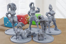 Sexy Valkyrie Pinup Babes Squad - 28mm/32mm Scale 3D Printed Miniatures Tabletop Wargaming