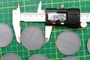 8pc set of thin 44mm Bases for tabletop wargaming minis - 3D printed - Ideal for 28mm / 32mm Scale Miniatures