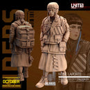 Ivone - 3D Printed Mini - Cyberpunk / Sci-Fi - Tabletop Miniature Wargaming - 28mm / 32mm Scale Minifigures