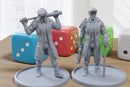 O'Neill - 3D Printed Mini - Cyberpunk / Sci-Fi - Tabletop Miniature Wargaming - 28mm / 32mm Scale Minifigures