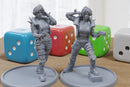 Pix3l Hacker - 3D Printed Mini - Cyberpunk / Sci-Fi - Tabletop Miniature Wargaming - 28mm / 32mm Scale Minifigures