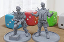 CodeCrack Hacker - 3D Printed Mini - Cyberpunk / Sci-Fi - Tabletop Miniature Wargaming - 28mm / 32mm Scale Minifigures