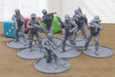Nineveh SWAT Team - 3D Printed Miniature Wargames Minifigures - Tabletop Modern Warfare - 28mm / 32mm Scale